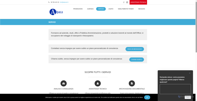 Security scan screenshot of https://alpacasrl.it