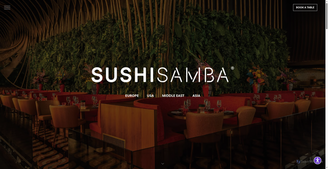 Security scan screenshot of https://sushisamba.com