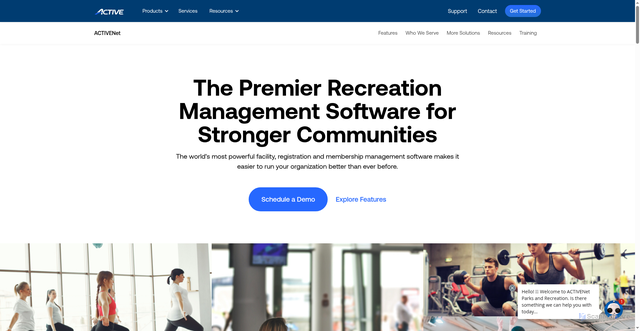 Security scan screenshot of https://activecommunities.com