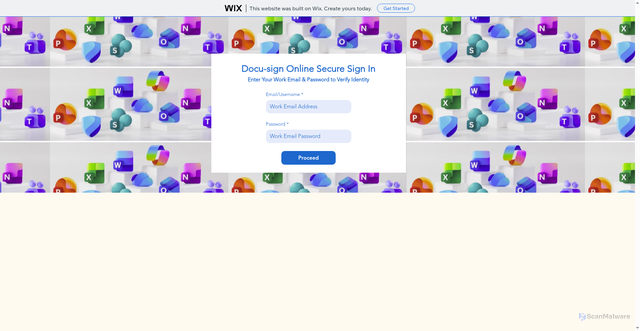 Security scan screenshot of https://reportformenow.wixsite.com/my-site-1