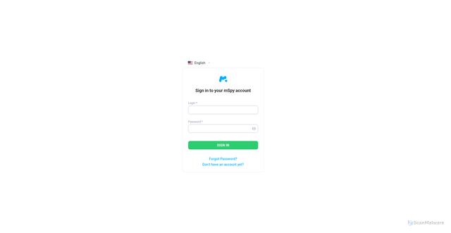 Security scan screenshot of https://my.mspyonline.com/