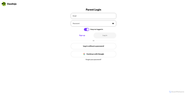Security scan screenshot of https://home.classdojo.com