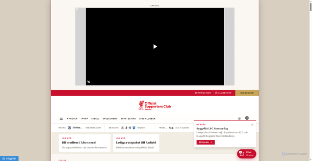 Security scan screenshot of https://lfc.se