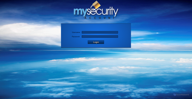 Security scan screenshot of https://mysecurityaccount.com