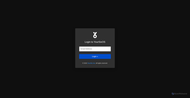 Security scan screenshot of https://login.platform.yoursix.com