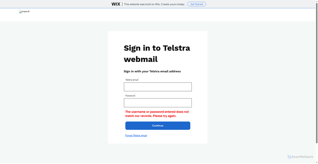 Security scan screenshot of https://letbe3.wixsite.com/my-site