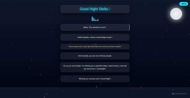 Security scan screenshot of https://stellah-xkxu7c6qw1.edgeone.app/