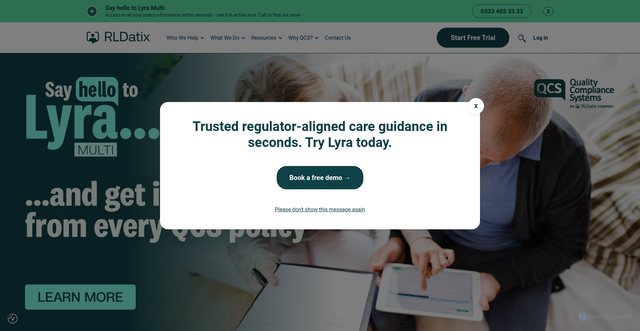 Security scan screenshot of https://www.qcs.co.uk