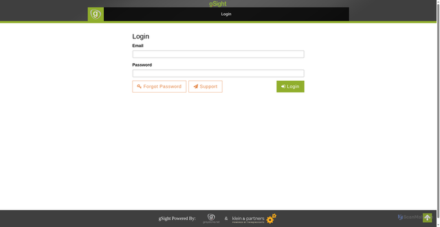 Security scan screenshot of https://portal.gsight.net