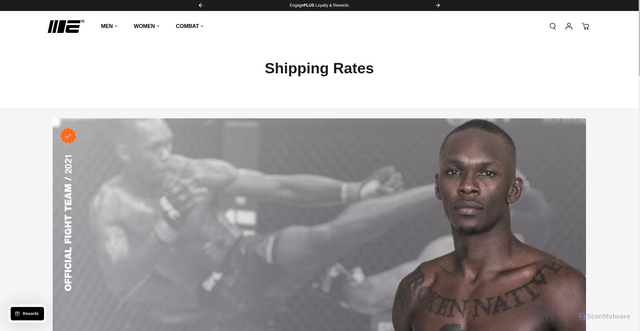 Security scan screenshot of https://engageind.com/pages/israel-adesanya