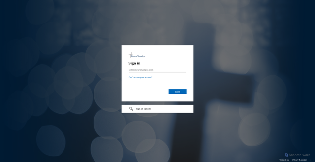 Security scan screenshot of https://diogbgschools.sharepoint.com