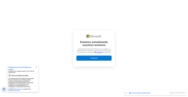 Security scan screenshot of https://ingreseaqui365.webcindario.com/