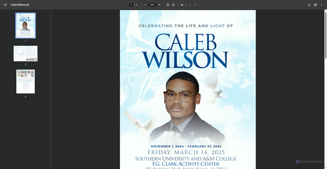 Security scan screenshot of http://www.subr.edu/assets/subr/Caleb-Wilson.pdf