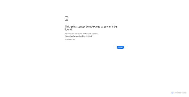 Security scan screenshot of https://guitarcenter.demdex.net