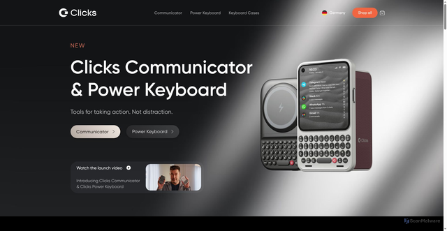 Security scan screenshot of https://www.clicks.tech/