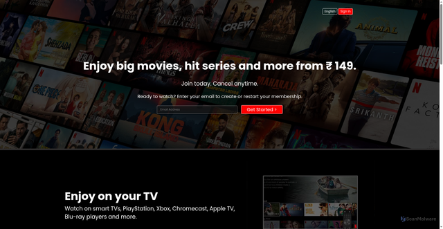 Security scan screenshot of https://www.netflix-clone-omega-ruby.vercel.app/