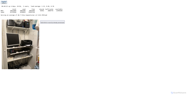 Security scan screenshot of https://leffster.se