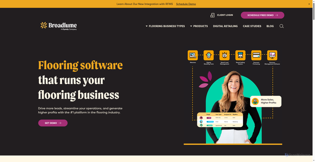 Security scan screenshot of https://broadlume.com
