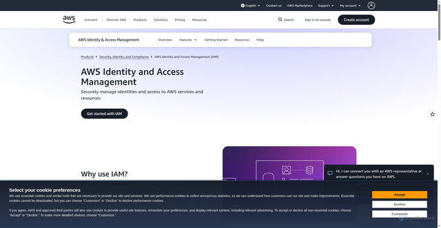 Security scan screenshot of https://sts.ap-southeast-3.amazonaws.com