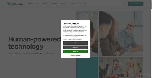 Security scan screenshot of https://webreality.co.uk