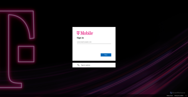 Security scan screenshot of https://tmobileusa.sharepoint.com