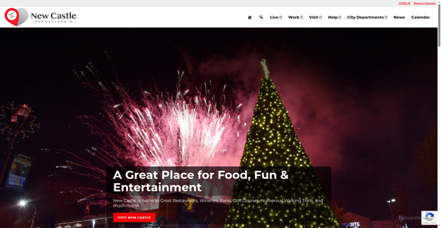 Security scan screenshot of https://www.newcastlepa.org/