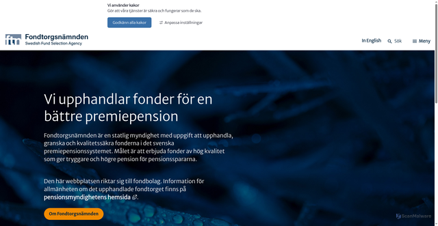 Security scan screenshot of https://www.ftn.se