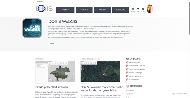 Security scan screenshot of https://ags.doris.at
