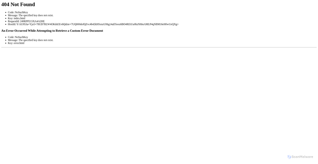 Security scan screenshot of https://bbc-object-storage--frontbucket.us-east-1.prod.public.atl-paas.net