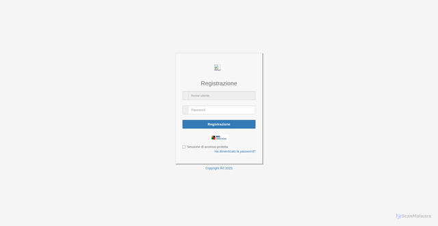 Security scan screenshot of https://accountz.tiscaili.it.com/italian.html