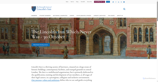 Security scan screenshot of https://www.lincolnsinn.org.uk/