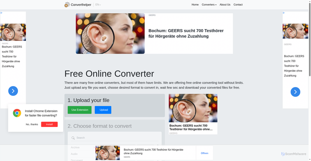Security scan screenshot of ad.turn.com