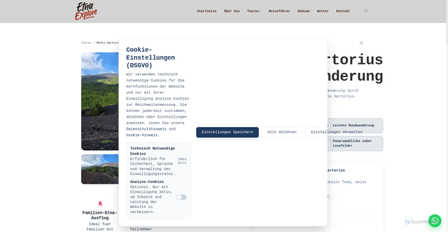 Security scan screenshot of https://etna-explore.pages.dev/de/touren/wanderung-monti-sartorius-aetna/