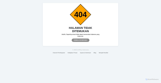 Security scan screenshot of https://mitramotor.com/404