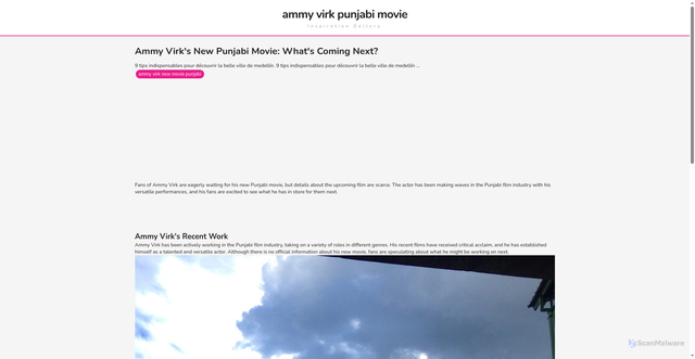 Security scan screenshot of https://ceritanetworkstudio-dp7attp567n1.edgeone.app/ammy-virk-new-movie-punjabi.html