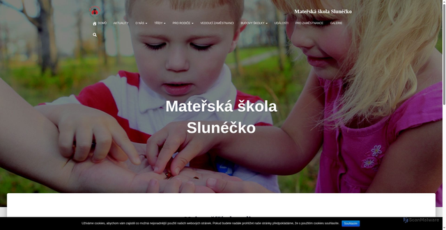 Security scan screenshot of https://msslunecko.cz