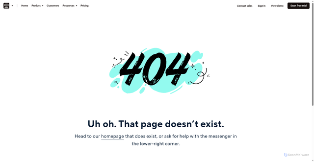 Security scan screenshot of https://fnfjgdmz-ios.mobile-messenger.intercom.com