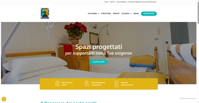 Security scan screenshot of https://www.istitutodomenicaromana.it