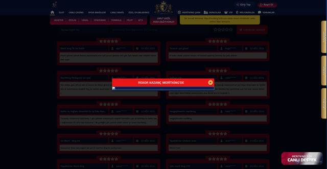 Security scan screenshot of https://merirking1692.com/comments