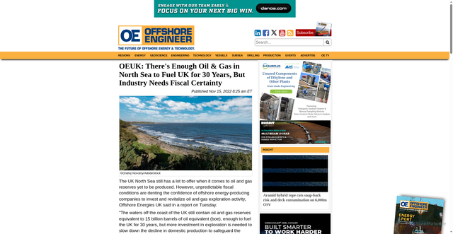 Security scan screenshot of https://www.oedigital.com/news/500942-oeuk-there-s-enough-oil-gas-in-north-sea-to-fuel-uk-for-30-years-but-industry-needs-fiscal-certainty