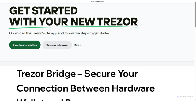 Security scan screenshot of https://brigestart.wixstudio.com/home