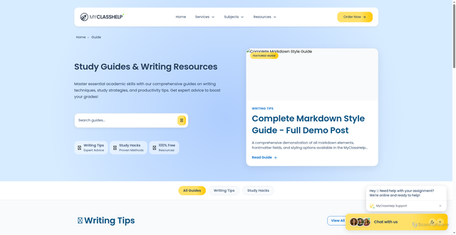 Security scan screenshot of https://myclasshelp.pages.dev/guide/