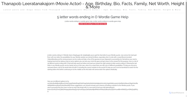 Security scan screenshot of https://nusaglobalmedia-dpsuywzva9wq.edgeone.app/5-letter-words-ending-in-o-wordle-game-help.html