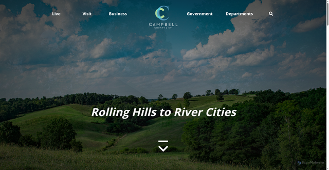 Security scan screenshot of https://campbellcountyky.gov/