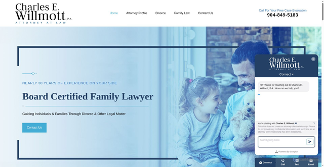 Security scan screenshot of https://www.jaxdivorce.com/