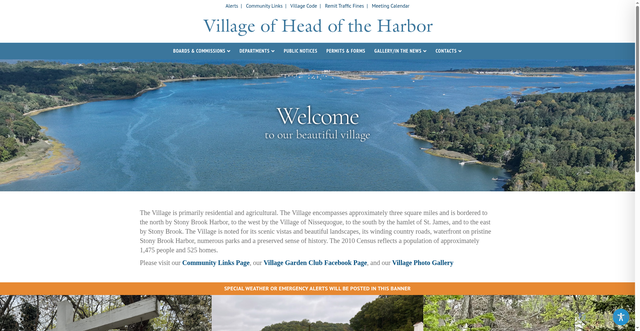 Security scan screenshot of https://headoftheharborny.gov/