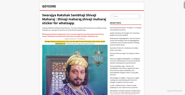 Security scan screenshot of https://resoyek.pages.dev/posts/swarajya-rakshak-sambhaji-shivaji-maharaj