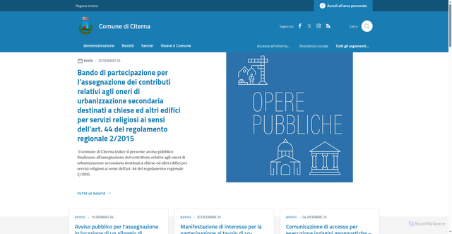 Security scan screenshot of https://www.citerna.net/hh/index.php
