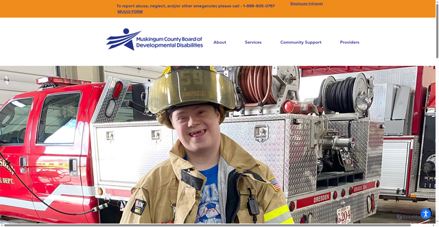 Security scan screenshot of https://www.muskingumdd.org/