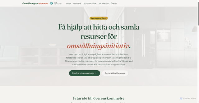 Security scan screenshot of https://resursnavet.se